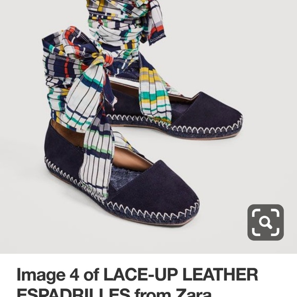 zara women Shoes - 😊Zara Navy Blue Suede Leather Lace up.